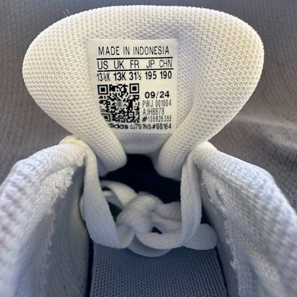 Adidas Breaknet 2.0 K, White and gradient grey - Picture 9 of 10
